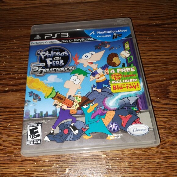 Phineas and Ferb: Across the 2nd Dimension (Sony PlayStation 3, PS3, 2011) - Picture 1 of 3